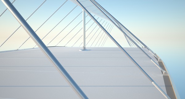 rhino designer suspension bridge - Futuristic Suspension Brige V001 by Deresolution